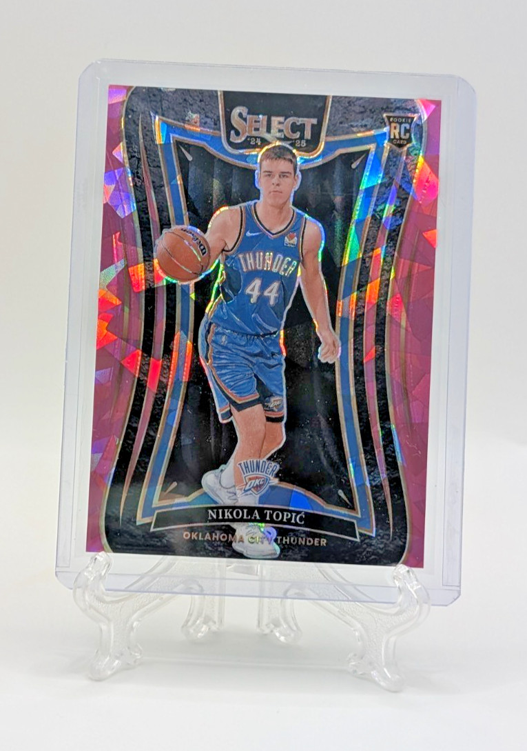 2024-25 Panini Select Mezzanine/99 Nikola Topic #230 Pink Ice Prizm (RC)