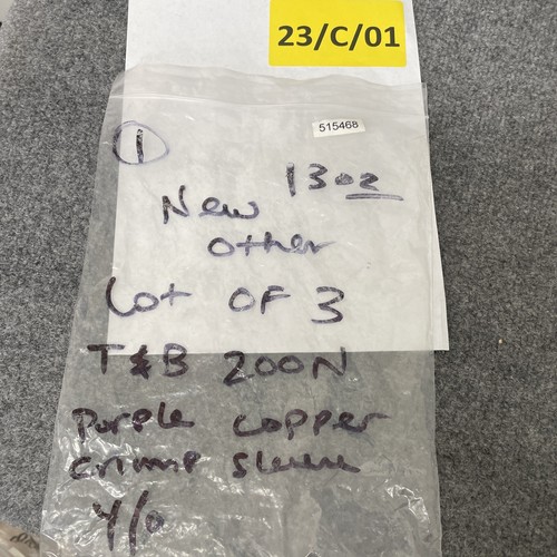 Lotto di 3 - T&B 54812 Thomas & Betts Viola Die 54 anse a compressione canna lunga - Foto 12 di 13