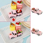 Metal Truck Table Decor Fade Resistant Strawberry Vintage Truck Decor WacjX