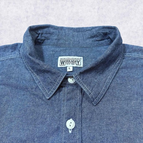 Engineered Garments WORKADAY Chambray Shirt L