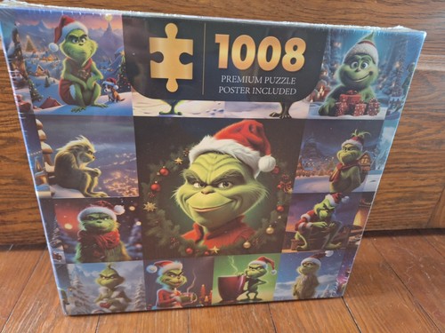 Grinch-Themed Advent Calendar 1008 Piece Countdown Puzzle Kids/Adults - New - Picture 1 of 6