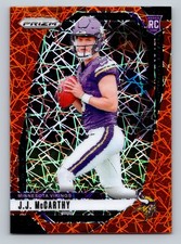 2024 Panini Prizm #400 J.J. McCarthy Lazer
