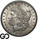 1891-S Morgan Silver Dollar Coin, Choice AU