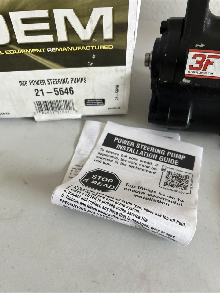 Bomba de dirección asistida OEM 21-5646 para Honda Accord y Prelude 1986 1987 Foto 3 de 4
