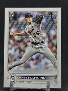 2022 Topps Series 1 Vintage Stock /99 Matt Manning #31 Rookie RC