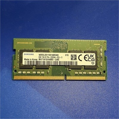 Samsung 8GB DDR4 SO-DIMM PC4-3200AA 260-Pin RAM M471A1G44BB0-CWE Module