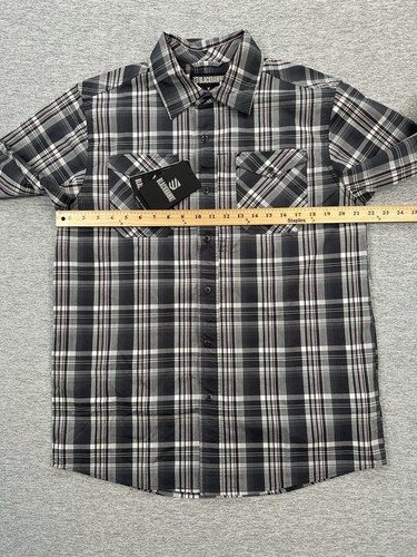 Blackhawk Warrior Wear Precision Shirt Mens Medium Gray Plaid Tactical NEW - Picture 4 of 10