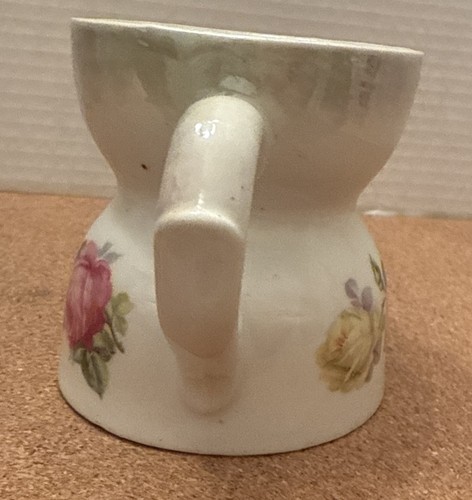 Antique German Porcelain Mustache Shaving Mug Luster IRIDESCENT 3-1/4” Tall - Picture 5 of 7