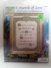 Design Works Crafts Joan Elliot "A Mantle Of Love" Cross Stitch Picture Kit
