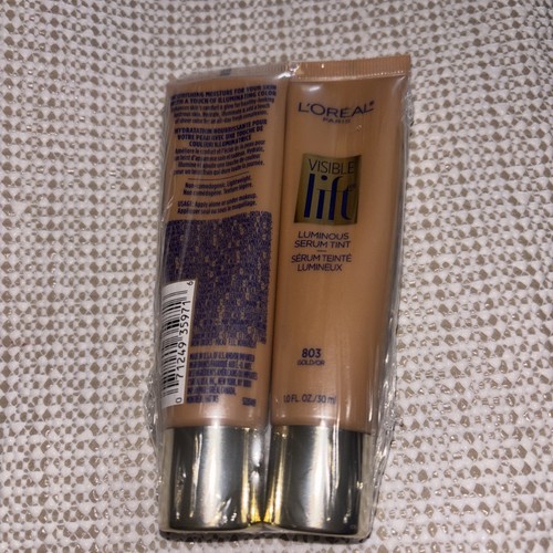 Pack 2 L'Oreal Paris Cosmetics Visible Lift Luminous Serum Tint, Gold - Picture 2 of 2