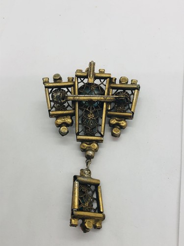 Juliana DeLizza Elster Matriz Marroquí Broche Colgante De Colección  - Imagen 7 de 12