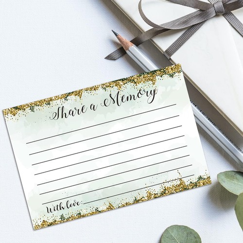 Share A Memory Cards, Pack of 50, Memory Cards for Celebration of Life, Weddi... - Picture 5 of 5