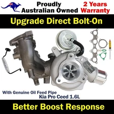 Upgrade Billet Turbo+Genuine Oil Feed Pipe For Kia Pro Ceed 1.6L