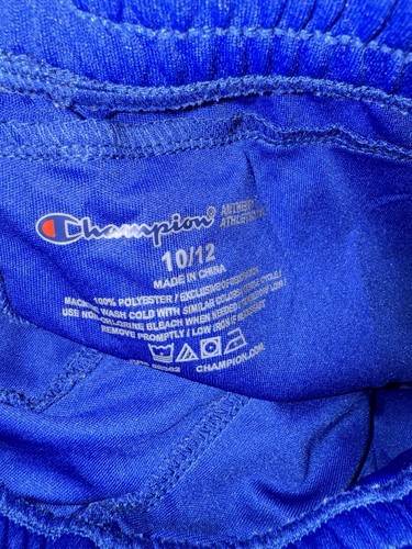 Champion Boys Sz M Medium 10/12 Shorts Royal Blue EUC Lot Dri-fit - Picture 5 of 5