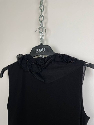 Joseph Ribkoff Blusa Mujer Negro Lentejuelas Talla US 12 - Imagen 6 de 9