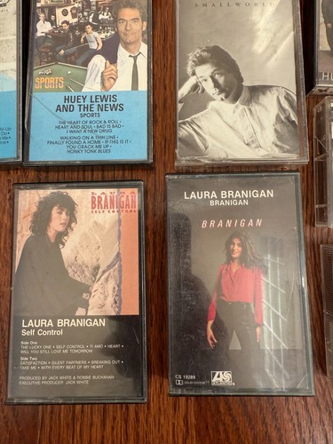 Vintage 1980s Rock Music Cassette Tapes (12) Springsteen Huey Lewis Hall & Oats - Picture 6 of 7