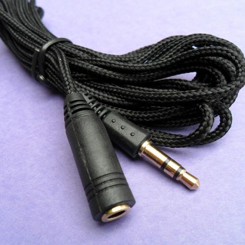 5M 3.5mm Stereo Headphone Audio Extension Cable Lead W9F2 Q5R W4T1 New K9A1 - Picture 5 of 9