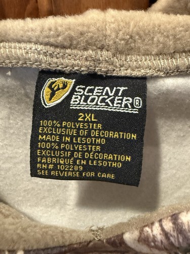 realtree xtra Scent Blocker hoodie Fleece Size Xxl NWT - Picture 4 of 10