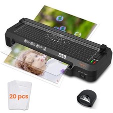 Laminator Machine4 in 1 9-inch Laminating Machine2-Min PreheatThermal Cold La...