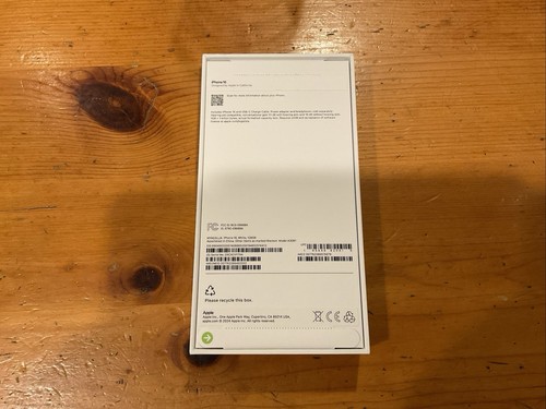 Original Apple iPhone 16 White 128GB EMPTY BOX ONLY - Zdjęcie 2 z 2