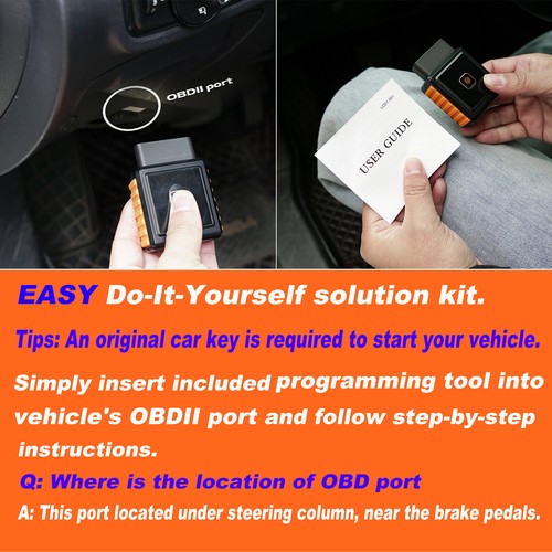 Remote Key Fob + OBD Tool Kit For Jeep Wrangler 2007 2008 2009 2010 2011 2012 - Picture 3 of 8