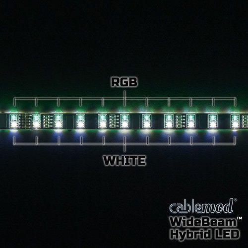 CableMod WideBeam Hybrid LED Kit 60cm - RGB/W - Bild 3 von 3