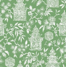 NuWallpaper NUS4036 Danson Peel Stick Wallpaper, Green