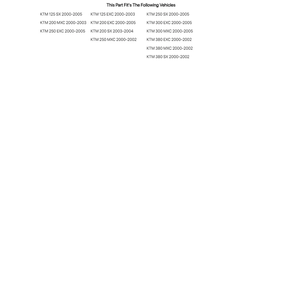 Enduro инженерные скобы радиатора для KTM 250 SX 2000-2005 - Изображение 2 из 3