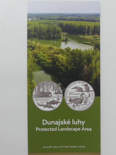 SLOWAKEI 2025 20 EURO SILBER MÜNZE COIN ST BU -LANDSCHAFTSSCHUTZGEBIET DONAUAUEN - Picture 4 of 5