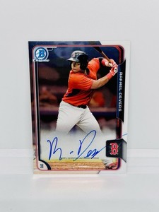 2015 Bowman Chrome RAFAEL DEVERS Prospects Auto Boston Red Sox #BCAP-RD