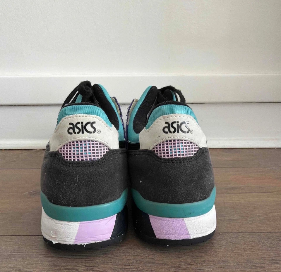 BASKET ASICS GEL LYTE 3 TECHNO CYAN PURPLE - Photo 3/4