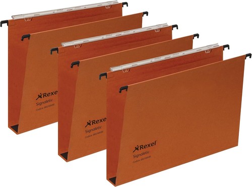 Rexel Signaletic Cartelle Sospese per cassetto con fondo a U da 3 cm 210500  - Imagen 2 de 3