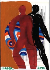 Lorber, Untitled. 2001. [Signed Original Painting.]