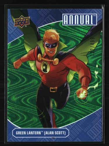 2023-24 Upper Deck DC Annual - Green - #6 Green Lantern (Alan Scott) 132/499