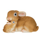 Northcote Pottery 20cm Rabbit Family Garden Statue