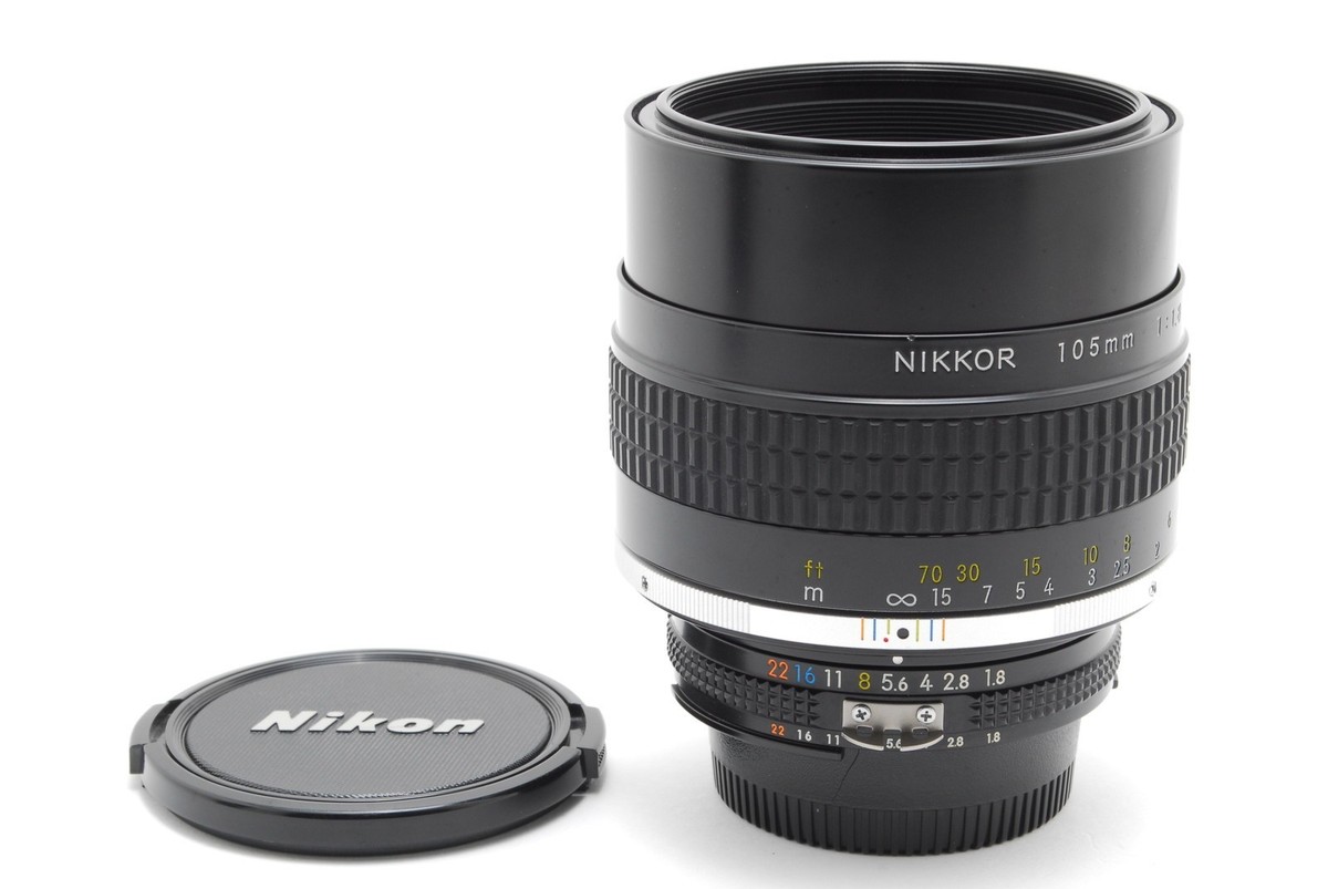 MINT】Nikon Ai-s AIS Nikkor 105mm f/1.8 MF Telephoto Lens