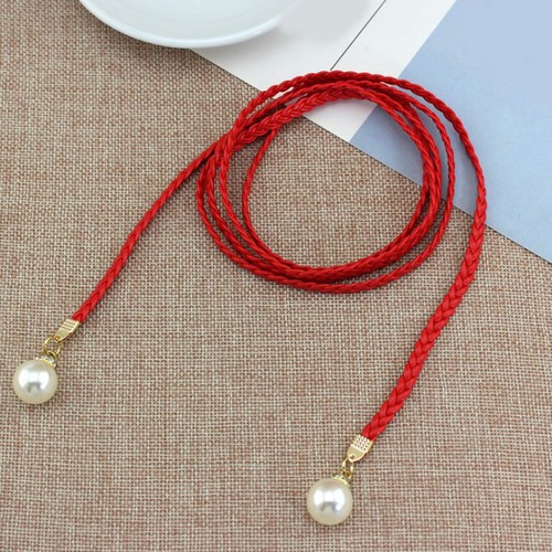 Double-layer Fine Version Double Thin Belt Trendy Waistband DIY Buckle Punk USA - Picture 16 of 16