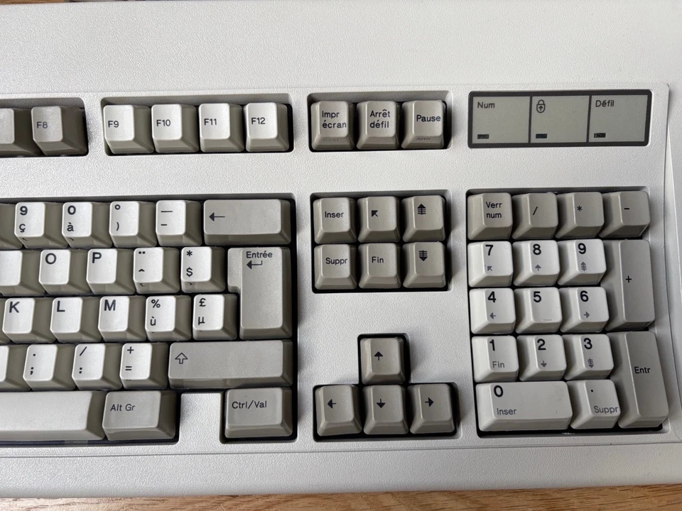 IBM MODEL M Retro Tastatur Keyboard AZERTY BELGISCH - IBM PS/2 AT - Top Zustand! - Bild 3 von 4