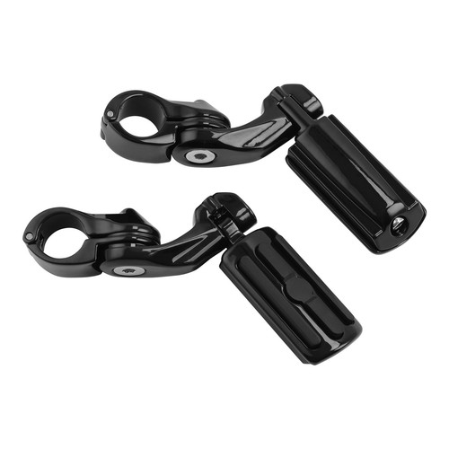 1.25" 1 1/4" Highway Foot Pegs Fit For Harley Touring Road King Street Glide US - Picture 18 of 19