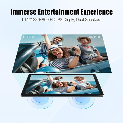Tablet 10 Inch Android 13 Tablet 6GB+64GB Quad Core 1280×800 HD+IPS Screen - Picture 2 of 7