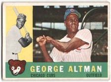 1960 TOPPS VG-VGEX #259 GEORGE ALTMAN
