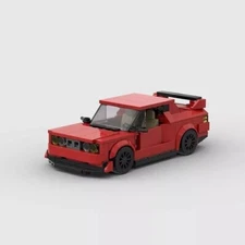 LEGO Car MOC: BMW M3 E30 Red Speed Champions Style Perfect Gift-