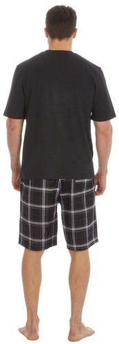 Cargo Bay Mens Cotton Blend Short Woven Lounge Set - Picture 23 of 35