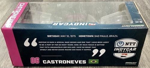 2023 #06 1/18 Helio Castroneves “Sirius XM/ AutoNation“ Indy Greenlight SD SHIP - Picture 3 of 3