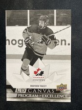 22-23 UD Series 2 Program Of Excellence Black And White SP C260 Brayden Tracey