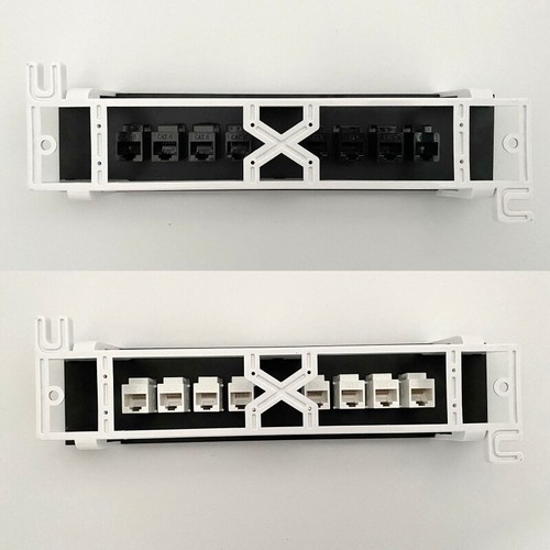 Straight Through Patch Panel RJ45 for Cat 6 Cable Adapter Ethernet Frame - Afbeelding 5 van 10