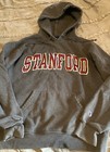 Stanford Cardinal Pullover Champion Hoodie Medium Gray Sewn Sweatshirt