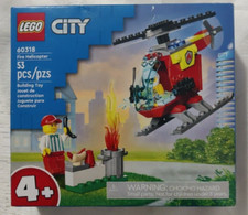 LEGO City Fire Helicopter 60318 Building Kit for Kids Aged 4+ (53 Pieces)  NiP
