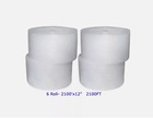 3/16"Sh Small Bubble Cushioning Wrap Padding Roll 2100'x 12" Wide Perf 12'-6roll