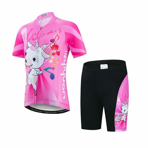 Kids Cycle Clothing Children Reflective Cycling Jersey and Padded Shorts Kit - Picture 22 of 29